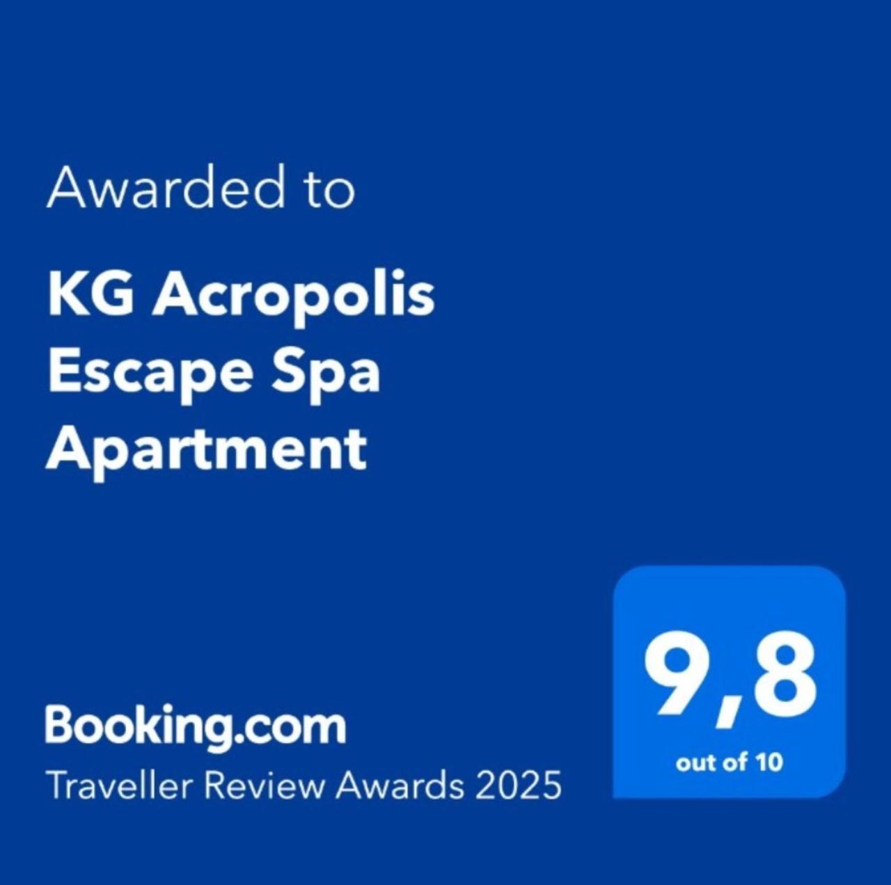 Kg Acropolis Escape Spa Apartment Atene Esterno foto